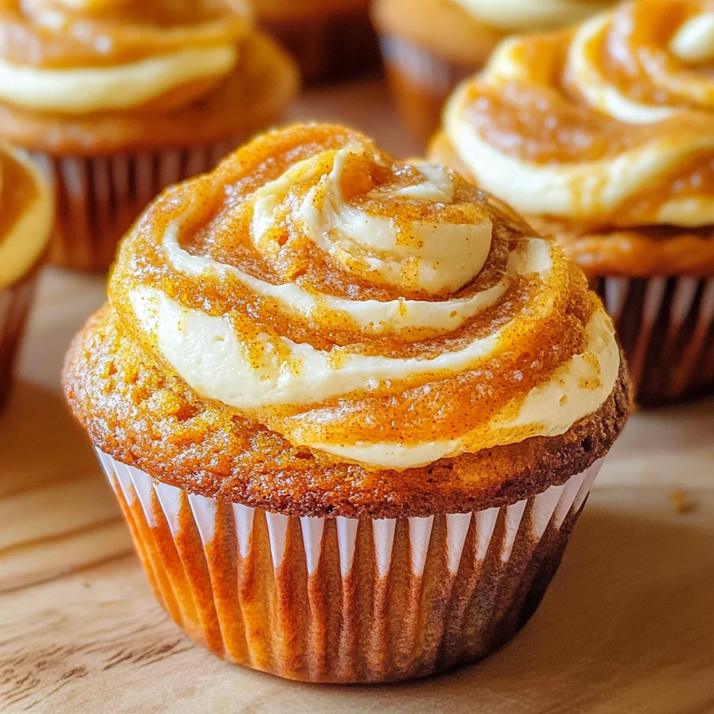 Best Swirled Pumpkin Cream Cheese Muffins