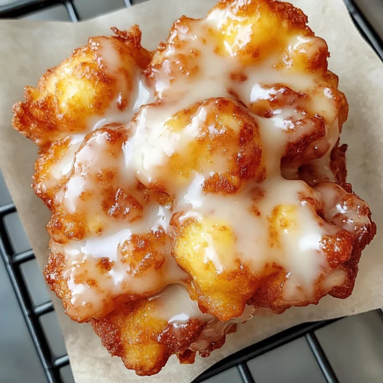 Fresh Peach Fritters That Melt in Your Mouth