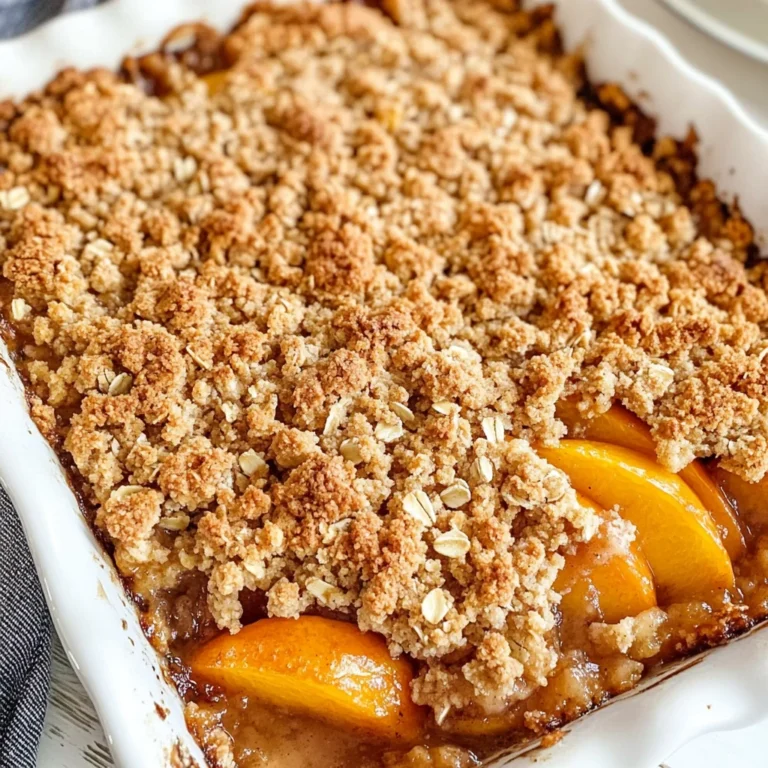 Peach Crisp