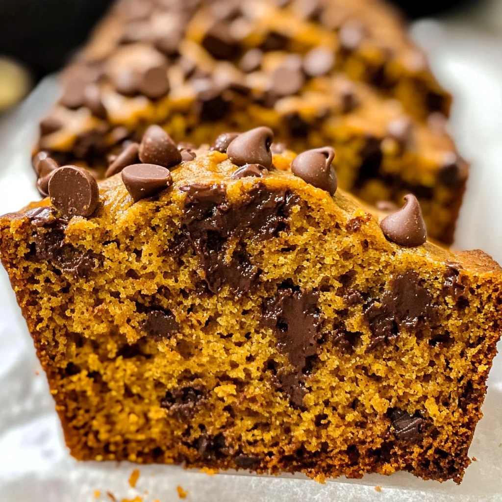 Pumpkin Chocolate Chip Bread