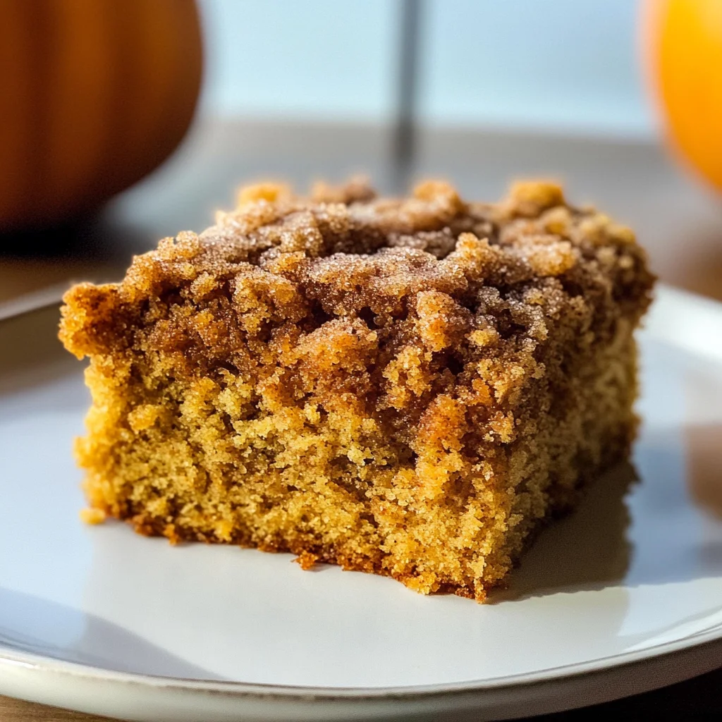 Pumpkin Coffee Cake