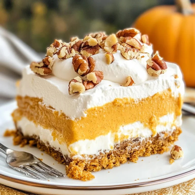 Pumpkin Delight Dessert