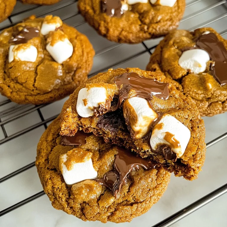 Pumpkin S'mores Cookies