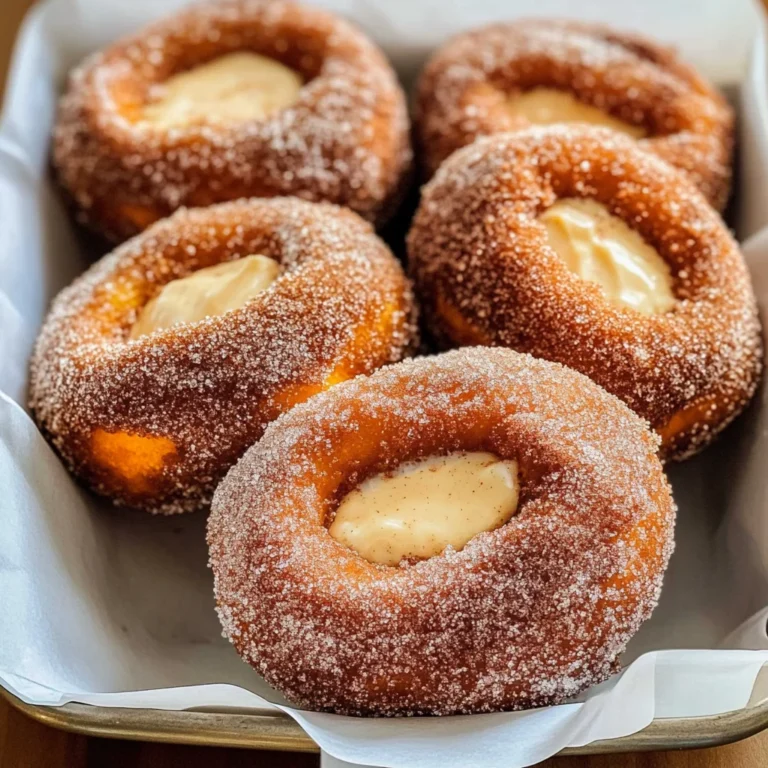 Pumpkin Spice Cheesecake Doughnuts