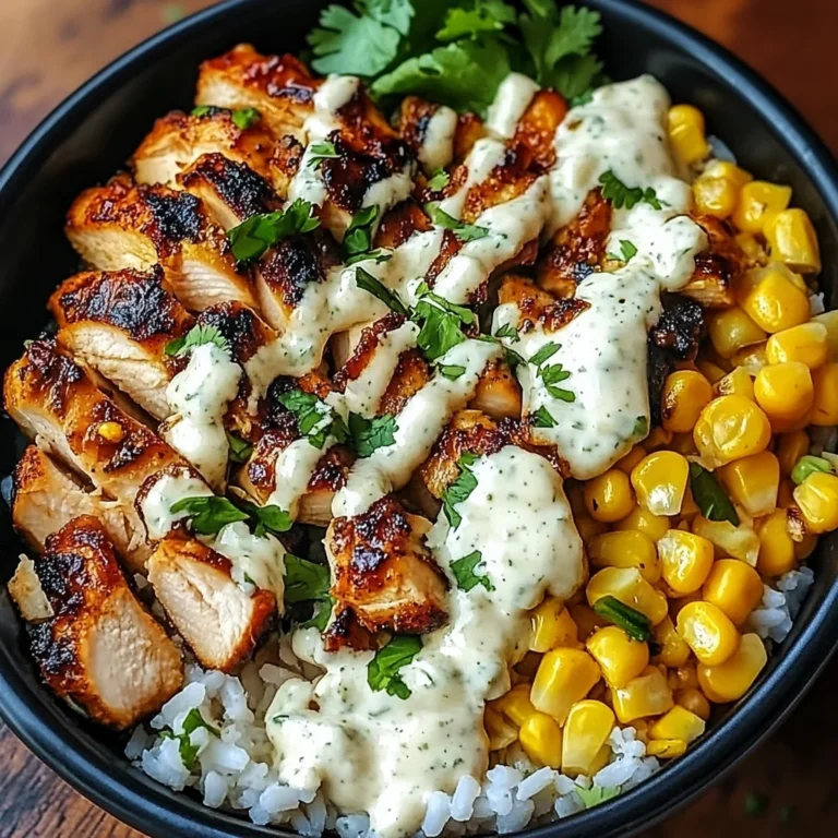 Street Corn Chicken Rice Bowl