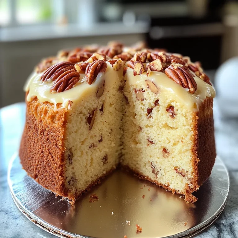 Butter Pecan Pound Cake