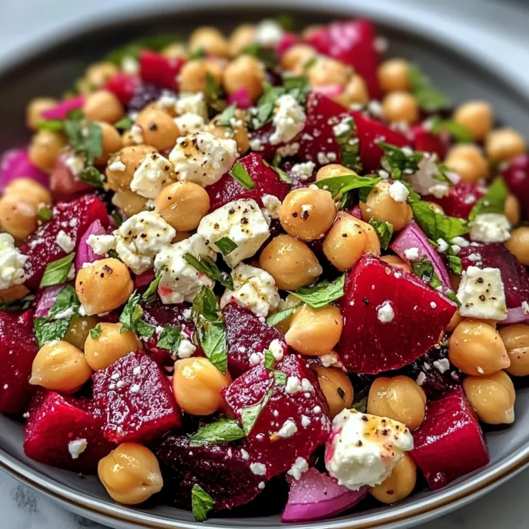 Chickpea, Beet and Feta Salad