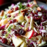 Cranberry Apple Coleslaw: A Delicious & Healthy Recipe