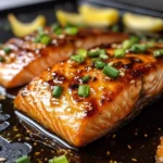 Crispy Honey Garlic Glazed Salmon Recipe