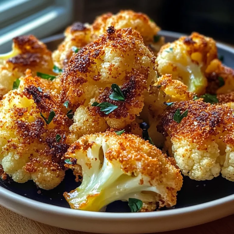 Crispy Roasted Cauliflower
