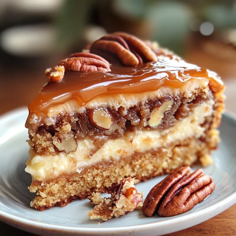 Delicious Gooey Butter Pecan Cake