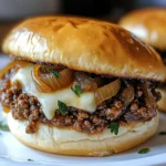 Irresistible French Onion Beef Sloppy Joes