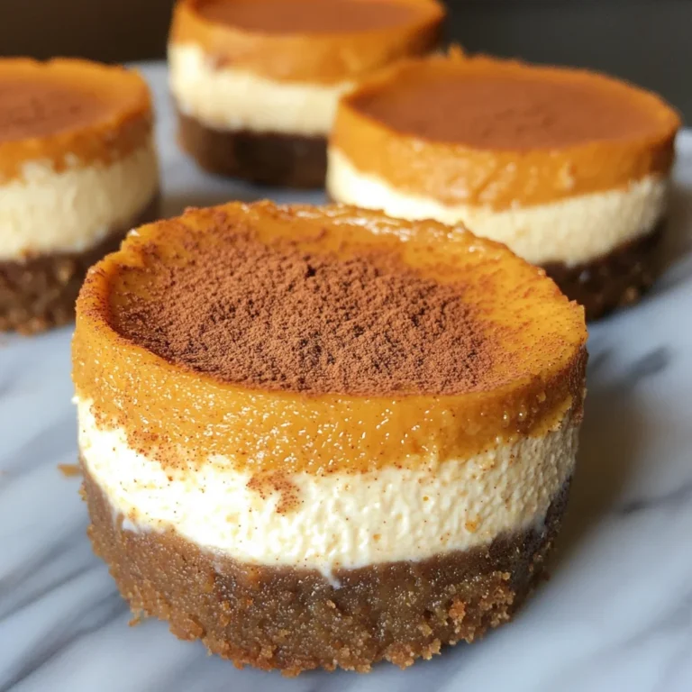 Mini Pumpkin Cheesecakes