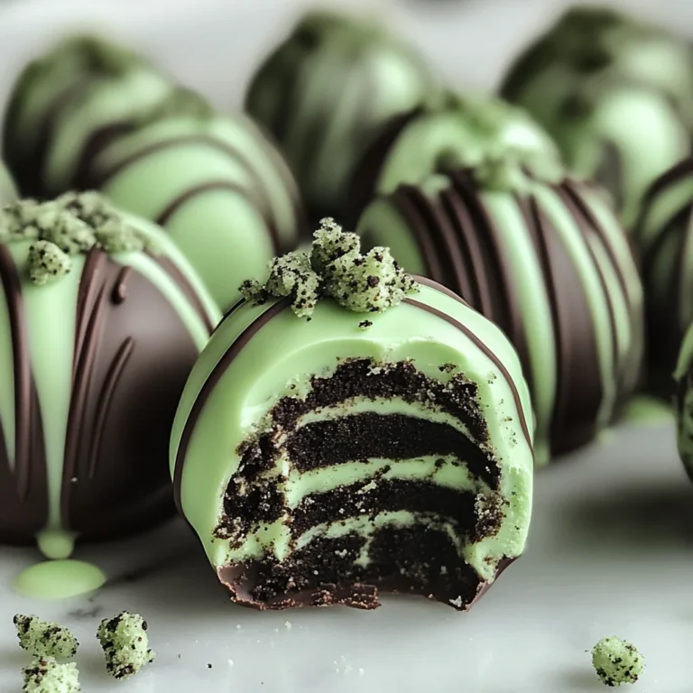 Mint Oreo Truffles