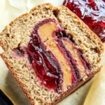 Peanut Butter & Jelly Banana Bread Recipe