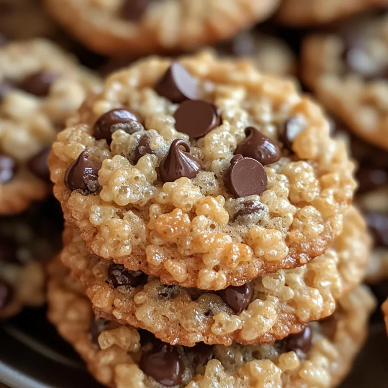 Rice Krispie Chocolate Chip Cookies