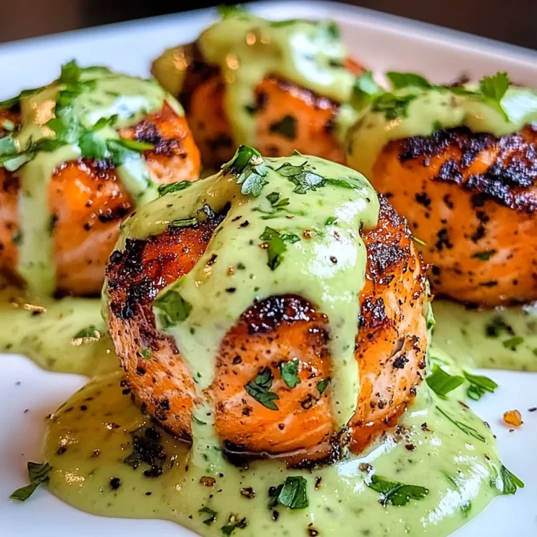 Salmon Balls with Creamy Avocado Sauce: Healthy Dinner Ideas