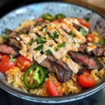 Steak Queso Rice : A Flavorful Recipe