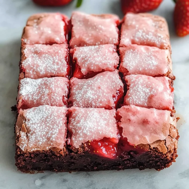 Strawberry Brownies