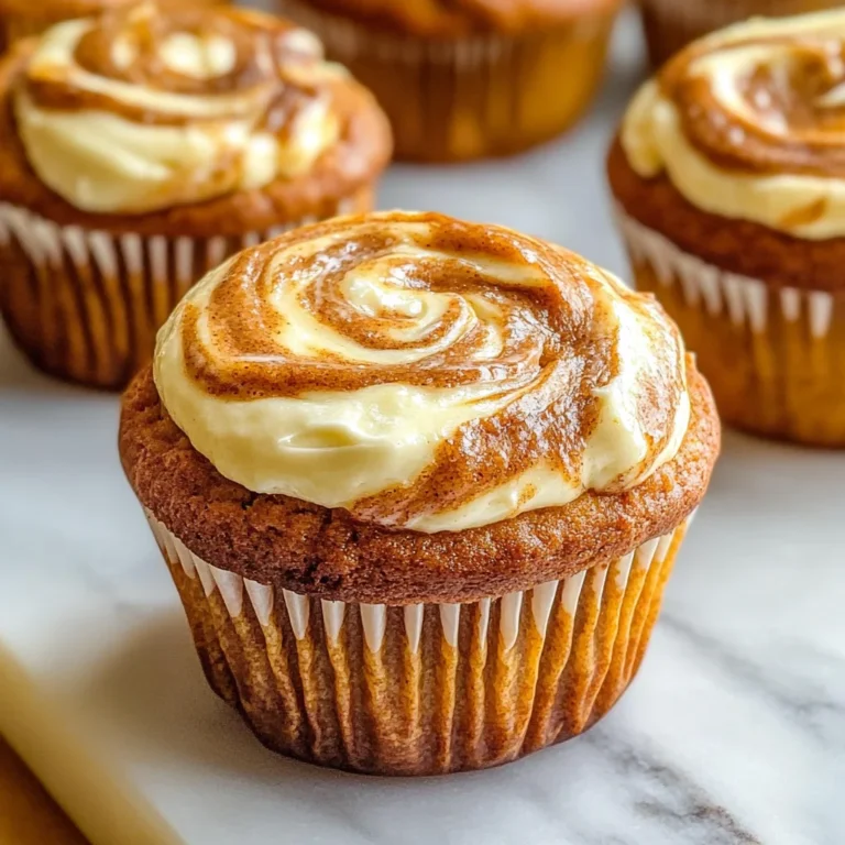 Best Swirled Pumpkin Cream Cheese Muffins