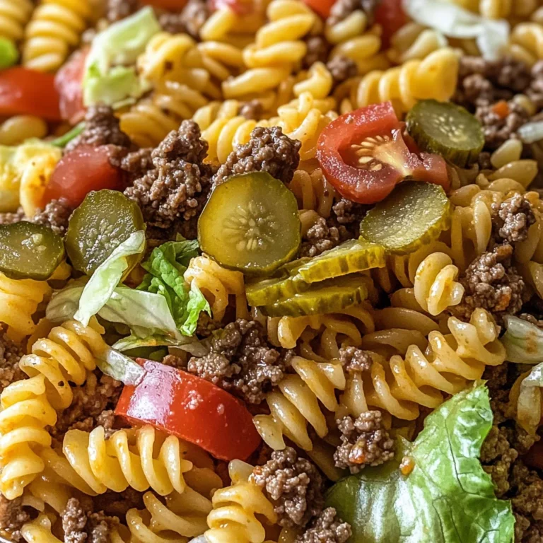 Big Mac Pasta Salad