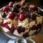 Black Forest Trifle for Christmas