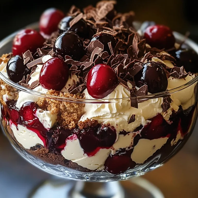 Black Forest Trifle for Christmas
