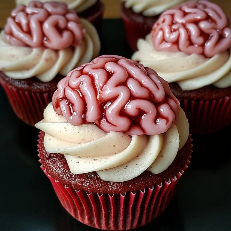 Bleeding Brain Cupcakes