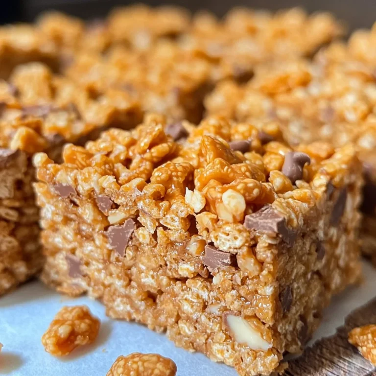 Butterfinger Rice Krispie Treats