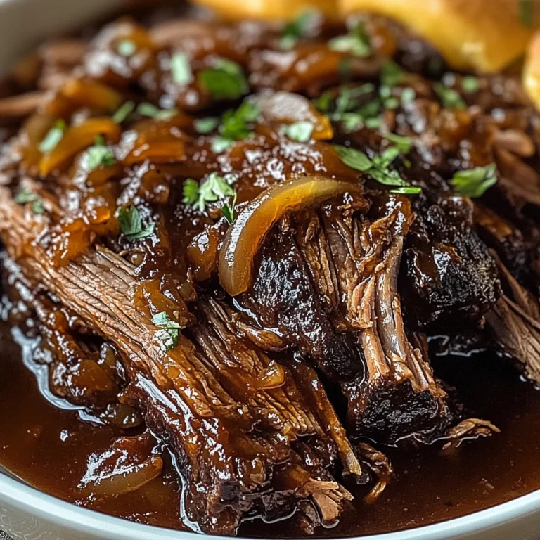 Caramelized Pulled Beef Brisket