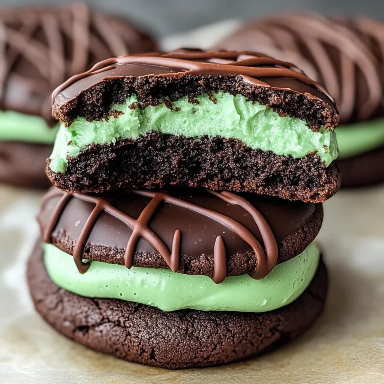 Chocolate Mint Cookies