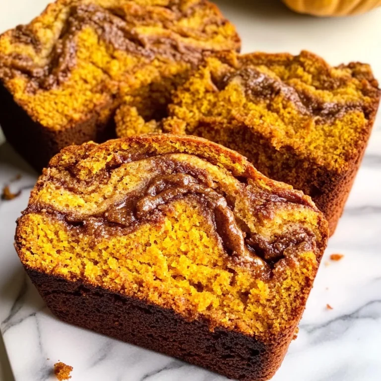 Cinnamon Swirl Pumpkin Bread Mini Loaves