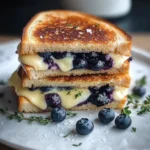 Crispy Blueberry Grilled Cheese