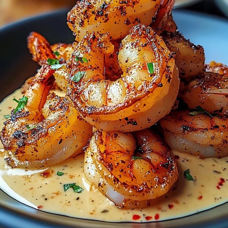 Crispy Cajun Shrimp with Creamy Sauce