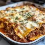 Decadent Beef and Cheese Ravioli Casserole