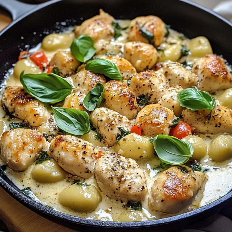 Garlic Chicken Gnocchi Skillet: A 30-Minute Wonder!