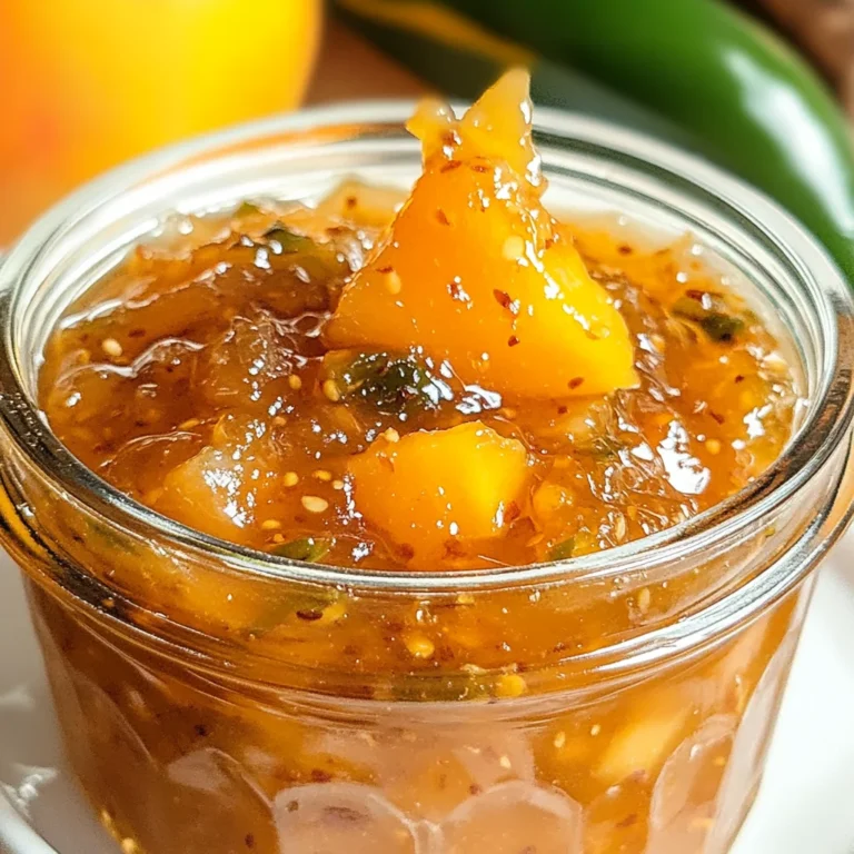 Peach Jalapeno Jam Recipe