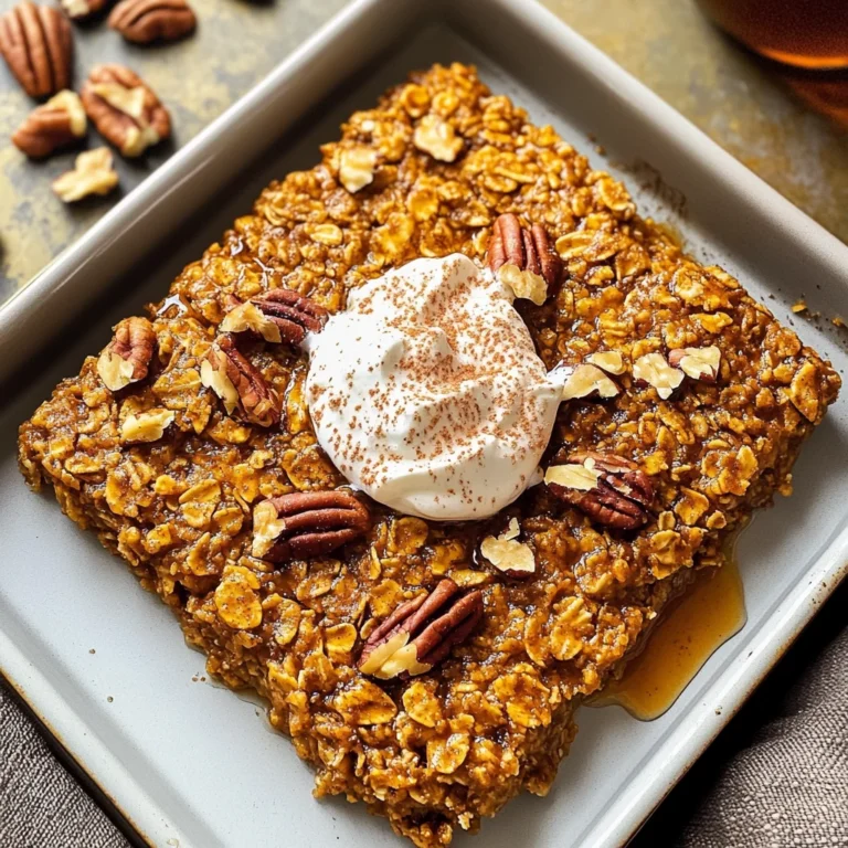 Pumpkin Baked Oatmeal