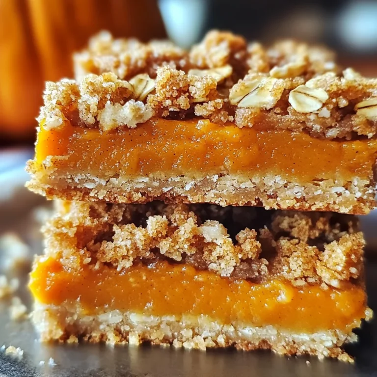 Pumpkin Pie Crumble Bars – Easy Fall Dessert Recipe