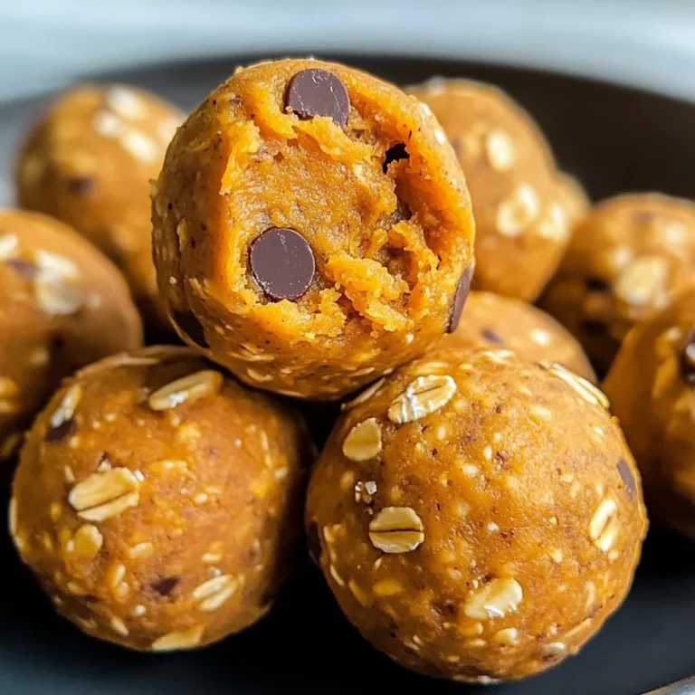 Pumpkin Protein Balls Recipe