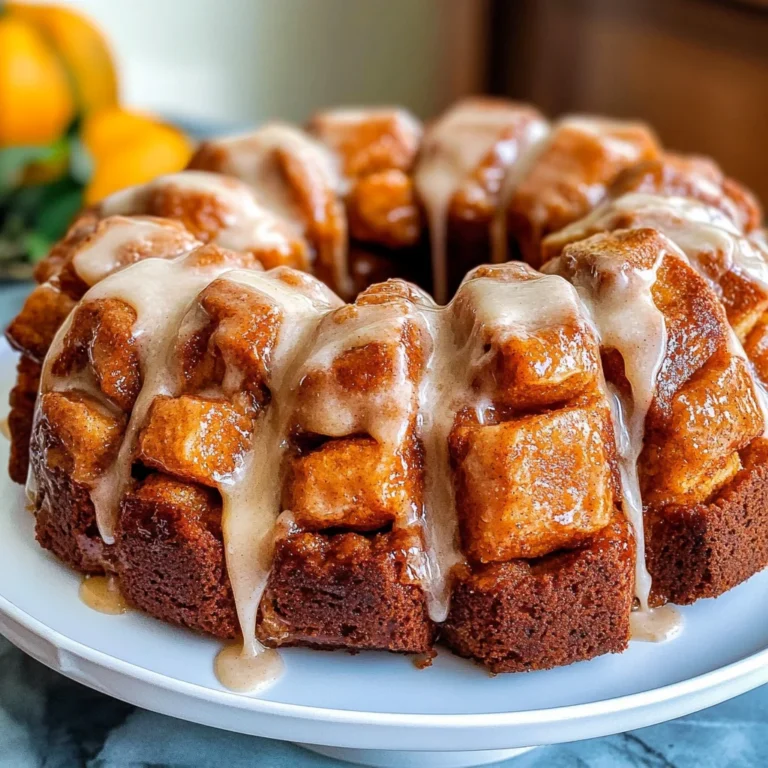 Pumpkin Spice Monkey Bread Recipe
