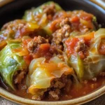 Slow Cooker Unstuffed Cabbage Rolls