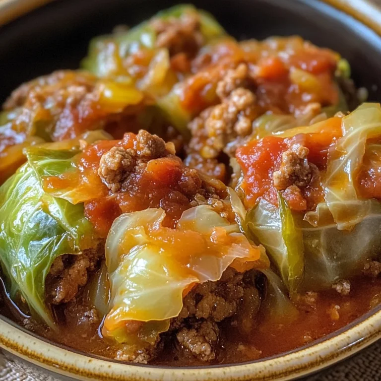 Slow Cooker Unstuffed Cabbage Rolls
