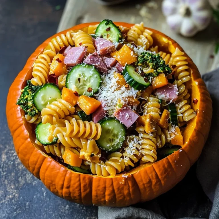 UpChuckin' Pumpkin Loaded Pasta Salad