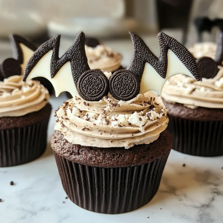 Vegan Oreo Bat Cupcakes