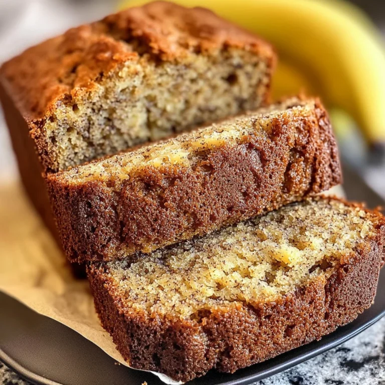 Moist Banana Bread Recipe