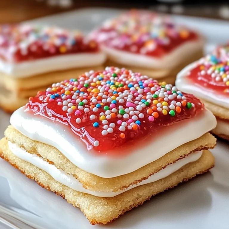Strawberry Pop Tart Sugar Cookies